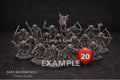 25mm Goblin Horde Miniatures Lot 20 Goblin Warriors High Quality Resin D&D