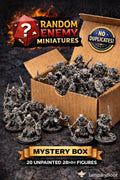 20 Random 28mm DND Enemy Miniatures Lot No Duplicates RPG High Detail