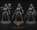 32mm Orc Queen Miniature 3-Pack DnD Pathfinder